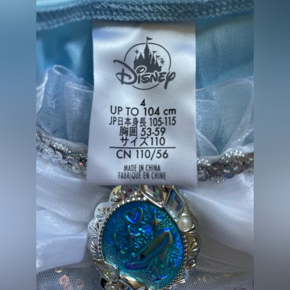 Disney Princess Cinderella dress costume - Size 4 - Picture 5 of 5